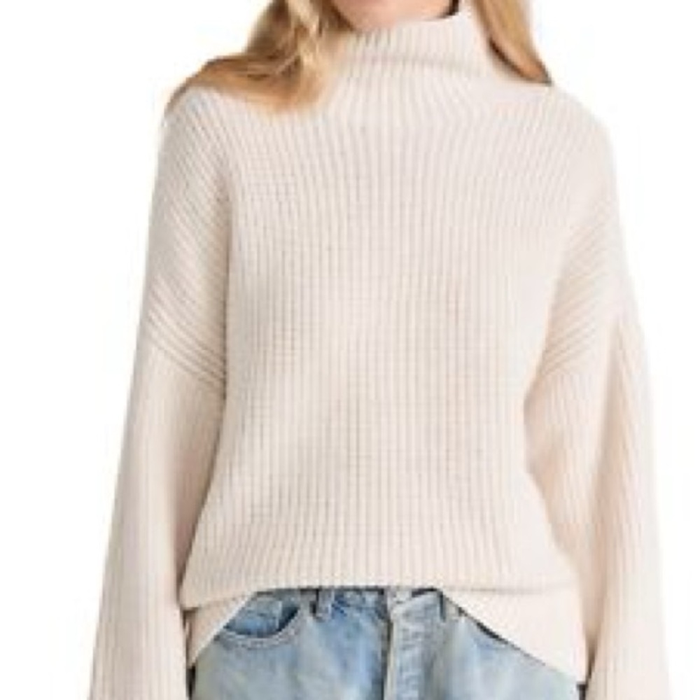 Rag and Bone Connie Oatmeal Wool Sweater